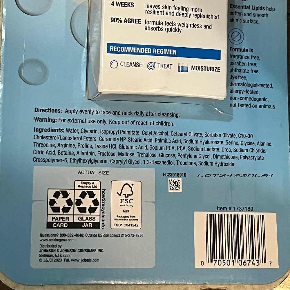 Neutrogena Hydro Boost Water Cream, 1.7 fl oz, 2-pack - Picture 4 of 4